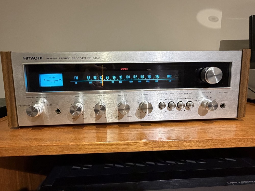 Vintage Hitachi SR-5150 Receiver Tested Works Great Led Upgrade Rare Receiver