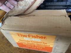 VTG NOS FISHER 534/634 QUAD RECEIVER QC-400 REMOTE BOX