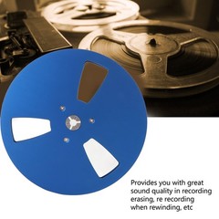 1/4 7 Inch Empty Tape Reel Durable Opener For Reel To Reel Players Aluminum NEW