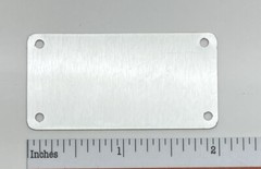 Fender Transitional Logo for Amp or Case Badge Custom Made Silver Aluminum