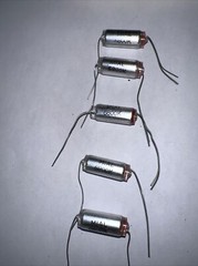 Mial Polystyrene Capacitors 6800 pf 160v Film/Foil type for Audio Lot of 5