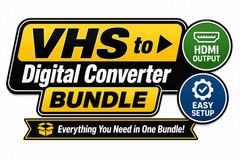 Panasonic PV-8451 VHS VCR Convert VHS to Digital USB Capture AV-HDMI Adapter
