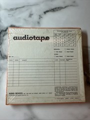 Audiotape Fomula 10 Tape 7″ Reel 1800 Ft. of 1 Mil Mylar Type 1861 NEW Sealed