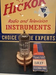Tung-Sol 12AX7 Grey Long Plate Halo Getter Tube TV7&Maxi Test Good & Balanced 🔊