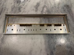 PIONEER SX-1250 PARTS OR REPAIR Faceplate No Glass Bent See Imagines Description