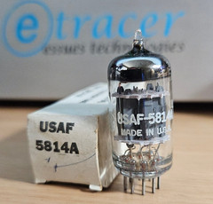 12AU7 5814A GE JAN USAF ECC82 VINTAGE AUDIO TUBE NOS NIB (1963) #12B88
