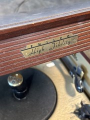 VINTAGE PHILCO 1945-55 PHONOGRAPH Record Player *TESTED WORKS*