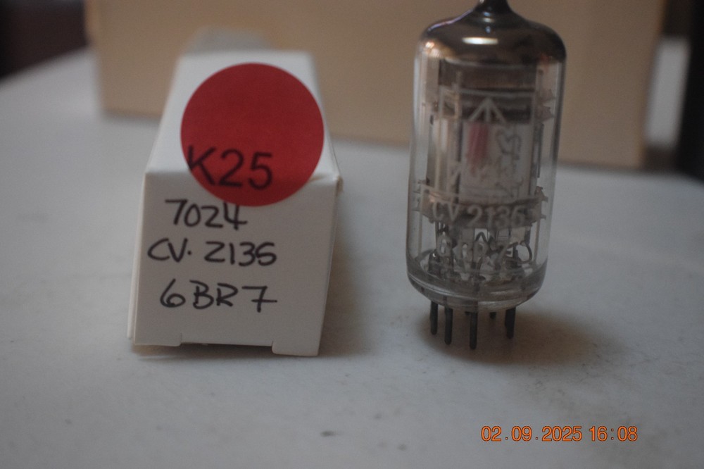 Vacuum Tube UNKNOWN 7024 – CV2135 -6BR7 – TESTED – FREE USA SHIPPING