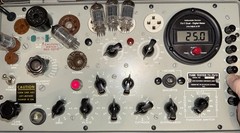 (1) 1950s Blackplate 12AX7 Tubes By Canadian Marconi/GE Tested On TV7-D/U Tester