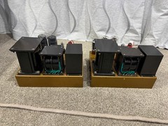 Leak TL12.1 Valve Amplifier Pair — RESTORED + SPEAKER CONNECTORS!
