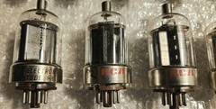 Vintage Lot of (9) 6146A & 6146B Vacuum Tubes RCA Sylvania Amperex UNTESTED