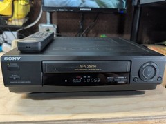 Sony VCR Model SLV-677HF VHS Player With Remote Tested Works
