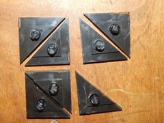 Vintage Bertagni Electroacoustic Systems BES SM Series Grill Corner Post Mount