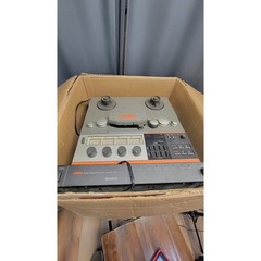 Vintage FOSTEX A-4 Reel to Reel Audio Stereo Tape Deck & Fostex 3040 Noise Red