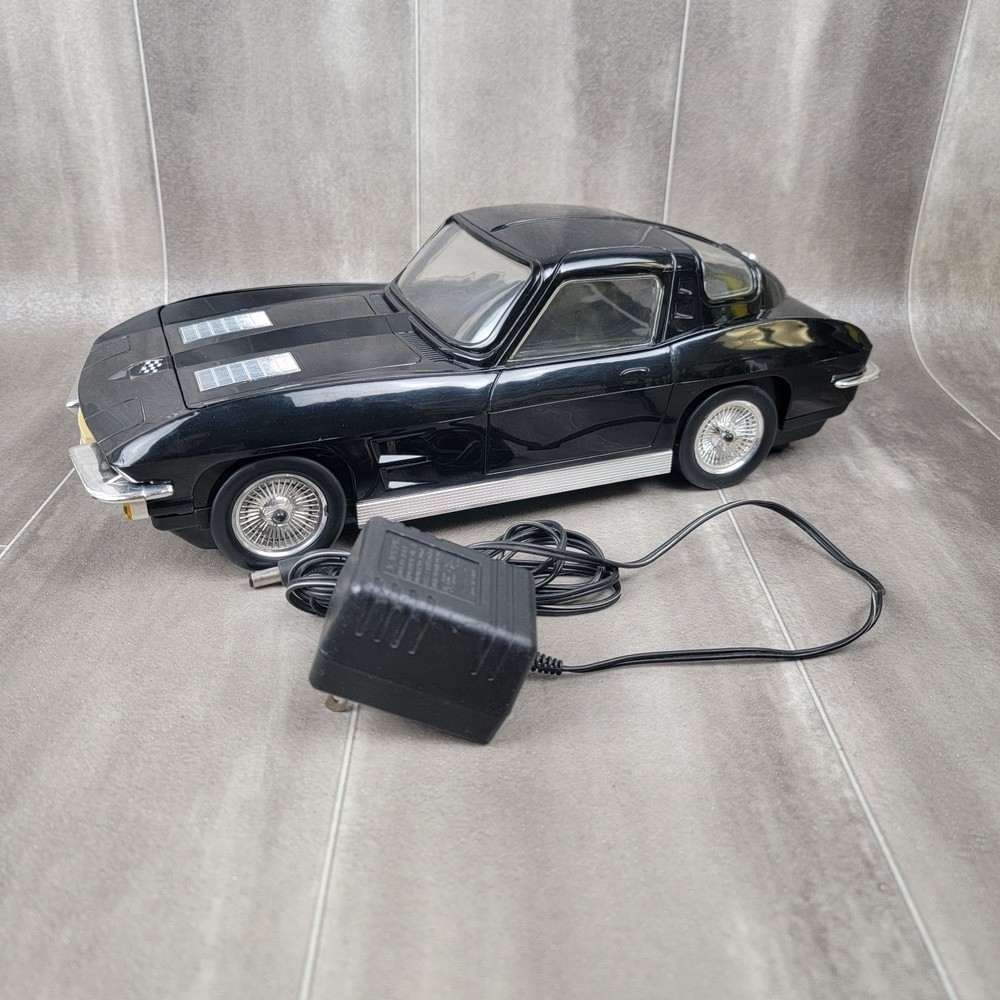 Vintage 63′ Chevy Corvette GM Black Video Tape Cassette VHS Rewinder