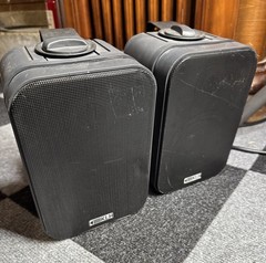 KLH M-Pro5 Indoor/Outdoor 5 -100 Watt 2 Speaker System with Bracket wall mounts