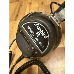 Sunbird Headphones MODEL:SH-934 Japan Vintage black over-ear 3.5mm jack audio