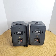 KLH M-Pro5 Indoor/Outdoor 5 -100 Watt 2 Speaker System with Brackets No Grills