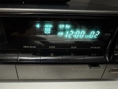 General Electric Video Cassette Recorder 9-7500 VHS Player Tested w/Remote Works