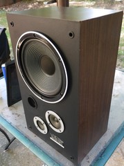 Pioneer CS-G201W 3-Way 1 Speaker System 100 Watts 6 OHM w/Grill Tested