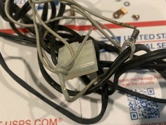 Dual 1218 Vintage Stereo Turntable Parting out- Power Cord / Ground Wire Assembl