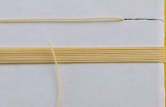 12-ft Braided Dial Cord String for Vintage Tube Radio Tuner 0.032″(0.8mm) Yellow