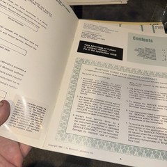 McIntosh C504 Stereo Preamplifier Owners Manual *Original* Vintage