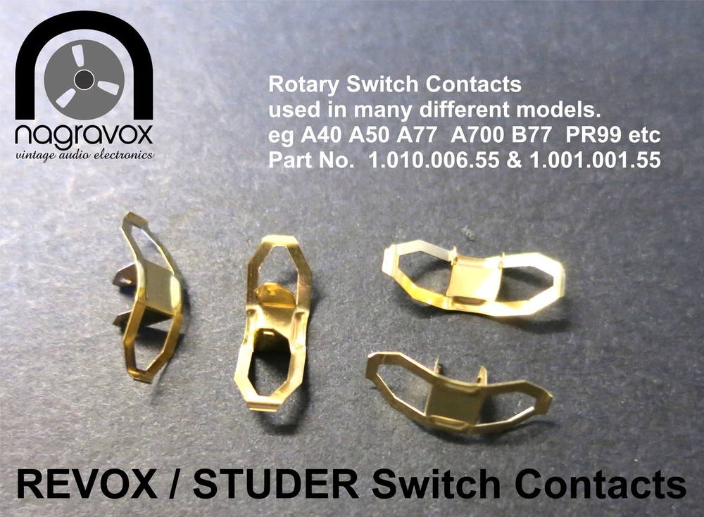 Revox Studer A700 A67 B67 PR99 A40 A50 A78 Switch Contacts – new