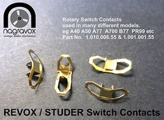 Revox Studer A700 A67 B67 PR99 A40 A50 A78 Switch Contacts – new