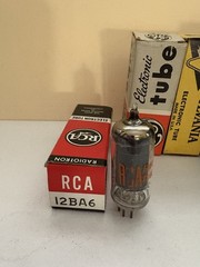 Vintage RCA GE Sylvania Int’l C 12BA6 HF93 Vacuum Tube (5) Available