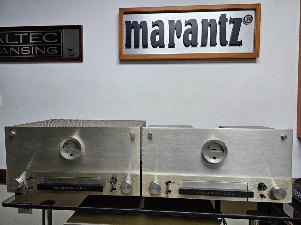 Marantz Model 9 Stereophonic Tube Power Amplifier Pair Untested
