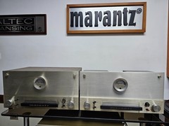 Marantz Model 9 Stereophonic Tube Power Amplifier Pair Untested