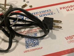 Dual 1218 Vintage Stereo Turntable Parting out- Power Cord / Ground Wire Assembl