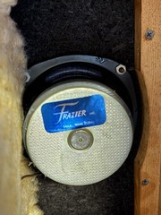Vintage FRAZIER Bookshelf Speakers RARE 8 Ohms 15 Watts Super Midget READ WORKS!