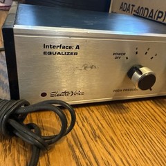 ELECTRO VOICE EV Equalizer INTERFACE A stereo speaker Equalizer