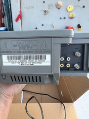 Emerson EWV403 VHS Player/Recorder Original Box with Remote and manual powers on