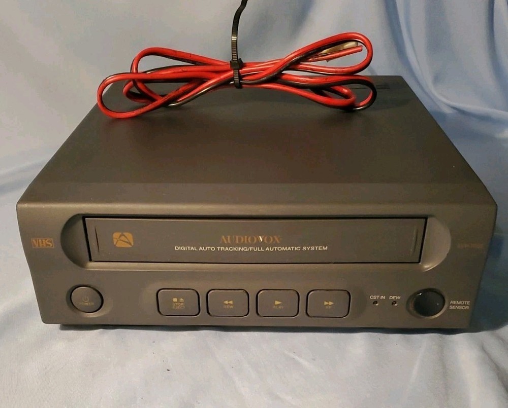 Audiovox AVP-7000 VHS 12 Volt Video Cassette Tape Player with Power Cable WORKS!