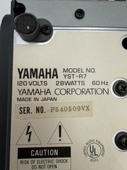 Vintage Yamaha YST-R7 AM/FM Stereo Receiver w/ Speakers YST-S87 Tested Works