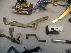 Vtg Dual 1249 Turntable Original Big Internal Parts Lot