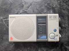Sony Tap Tunes ICF-S77W ~ 4 Band Water-Resistant Radio Receiver FM / AM / ANLGTV