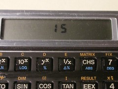 1985 HP 15C Scientific Calculator USA w/ Soft Case (Serial #2549A51505)