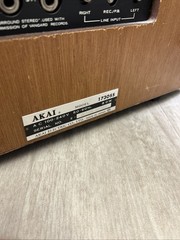 Akai 1730ss Reel To Reel Power Tested READ PLAYS NEEDS SERVICE OR FOR PARTS