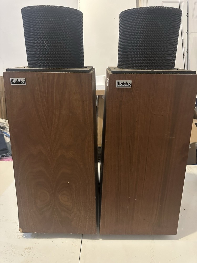 OHM WALSH 2 SPEAKERS pair Rare VINTAGE – Untested