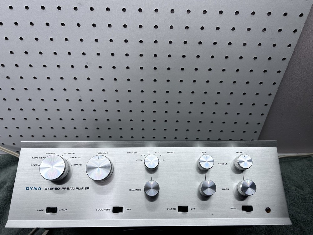 Dynaco Dyna PAS 3 Stereo Tube Preamplifier. PARTS/REPAIR. WORKS. PLEASE READ!!