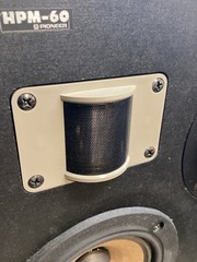 Vintage 1976 Pioneer HPM-60 Speakers. 1st Gen. New Foam. Super Tweeters Working!