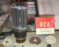 RCA 5AS4A Vacuum Tube Tested on TV-7D/U Tube Tester NOS