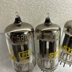 (4) Sylvania 5814A Tubes Matched Mil Spec 12Aau7