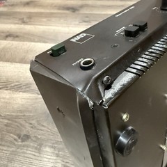 NAD 3125 Stereo Amplifier Vintage LEFT CHANNEL BROKE ( DAMAGED CASE )