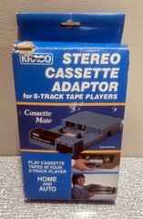 NOS Kraco Stereo Cassette Adaptor for 8-Track Tape Players KCA-7