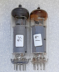 Matched Pair 6BQ5 GE unbranded Vacuum Tubes, TV-7D Tested – will combine ship